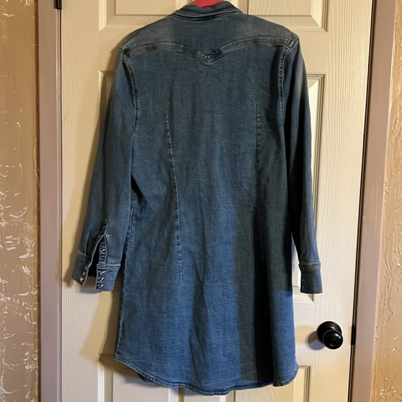 Southern Fried Chics Denim Shirt Dress - Picture 4 of 6